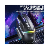 AULA S12 Pro Wired RGB Gaming Mouse