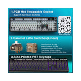 AULA F108 Pro Full Size vision Knob Keyboard