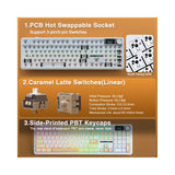 AULA F108 Pro Full Size vision Knob Keyboard