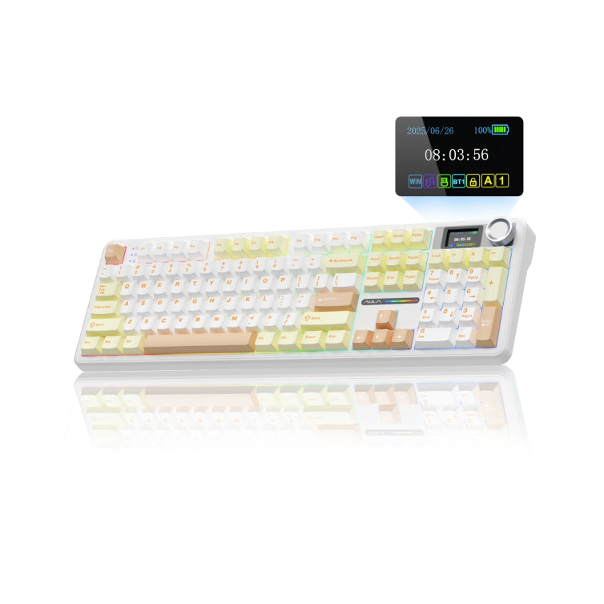 AULA F108 Pro Full Size vision Knob Keyboard AULA F108 Pro Full Size vision Knob Keyboard