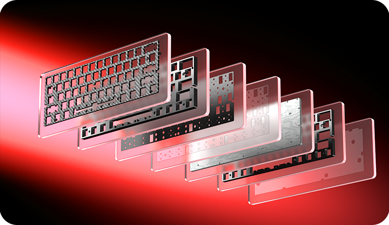 Ultimate Esports Magnetic Switch. Masterpiece 5-Layer sound. Dampening System.