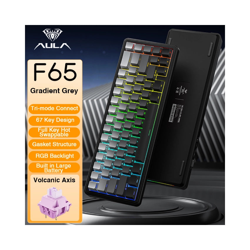 AULA F65 – 65% Gasket Wireless RGB Keyboard