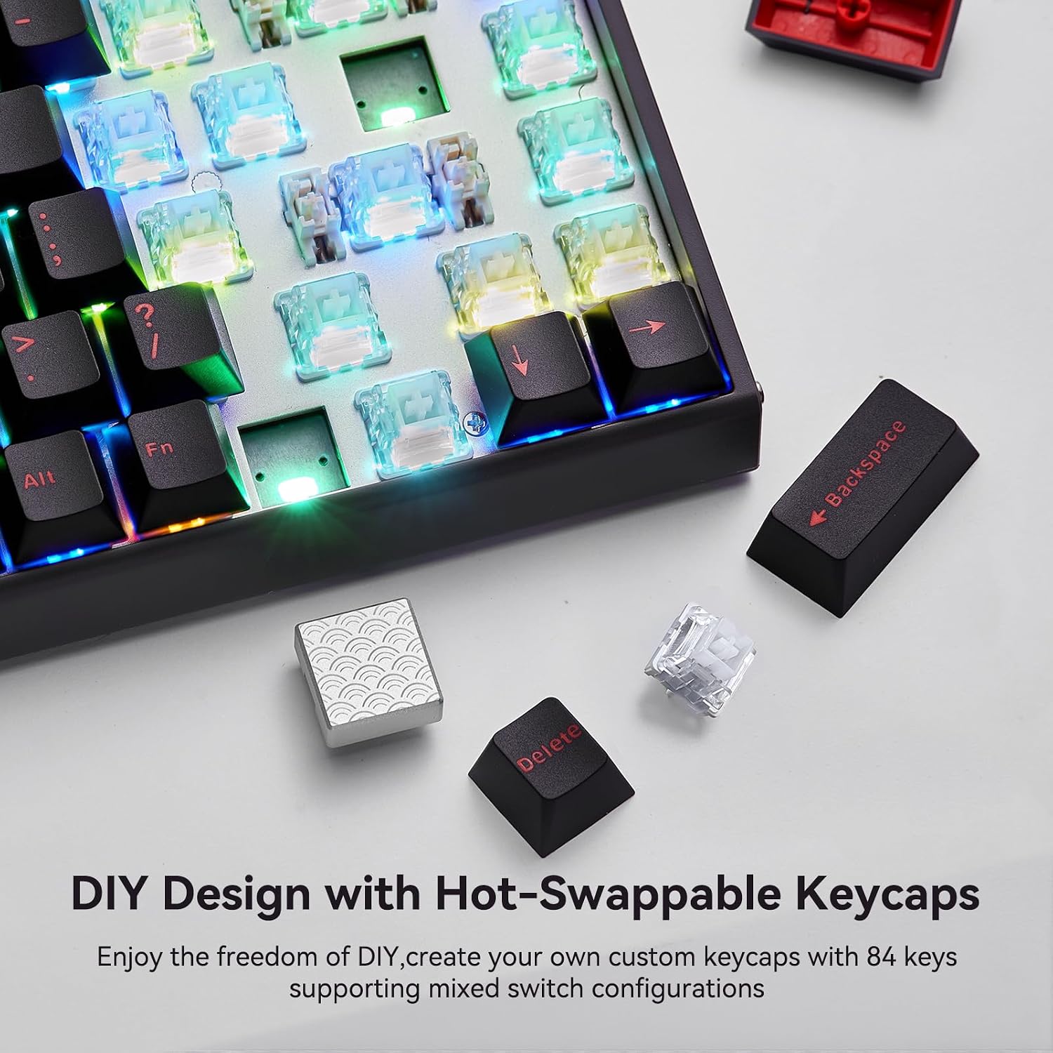 hero 75箱 AULA Hero 75 HE Tri-Mode Magnetic Keyboard