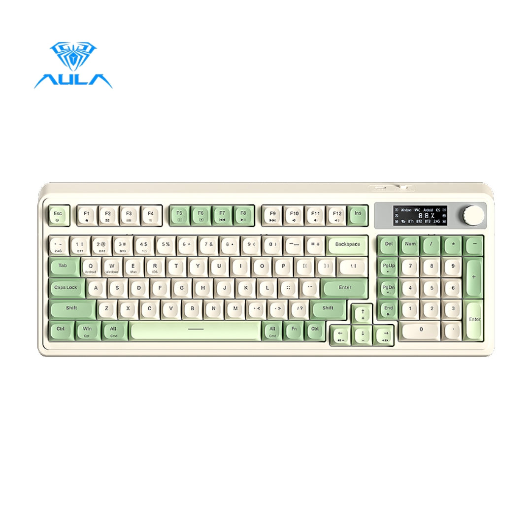 AULA S99 Pro Tri-Mode Connection Membrane Gaming Keyboard