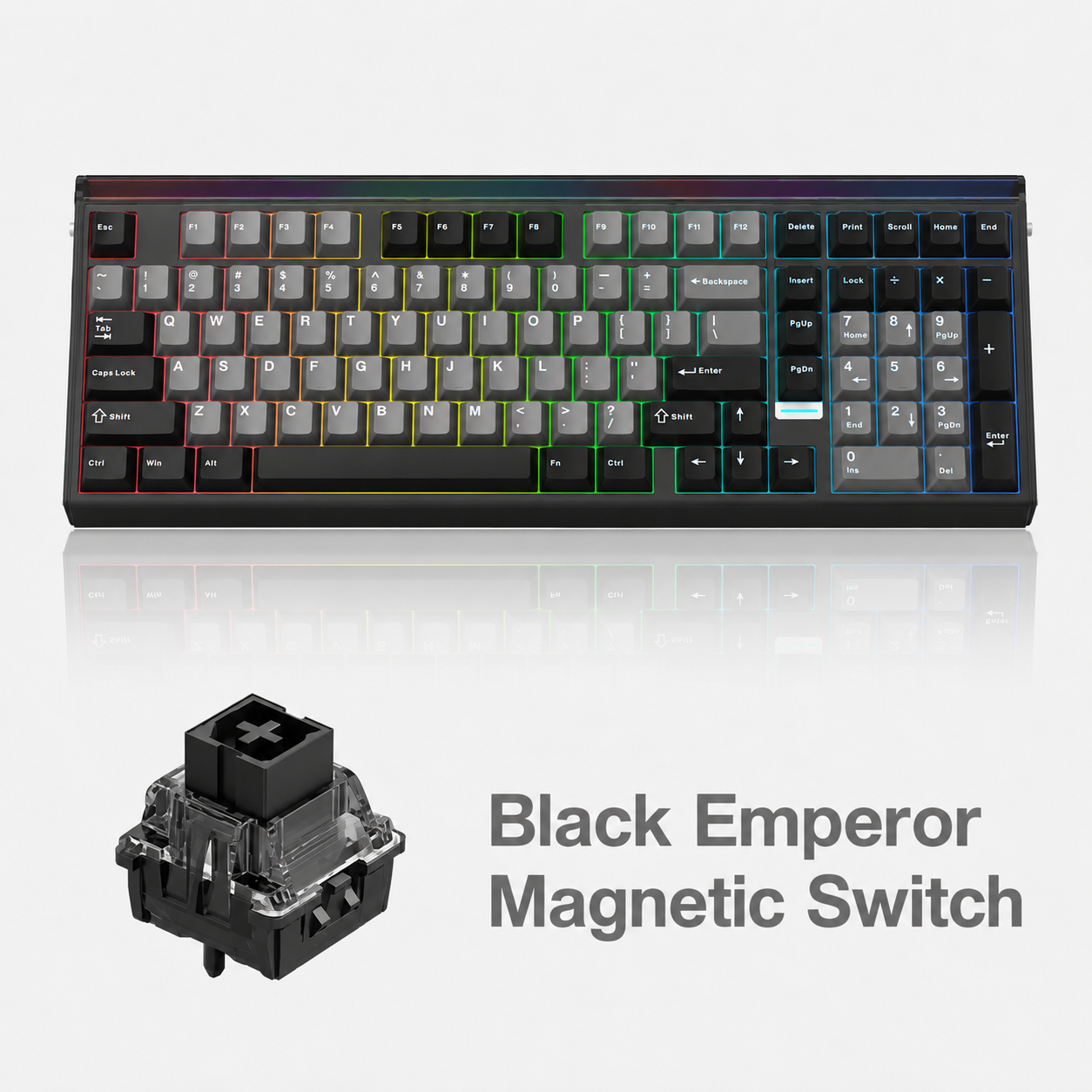 AULA Hero 99 Magnetic Gaming Keyboard 8K Rapid Trigger RGB