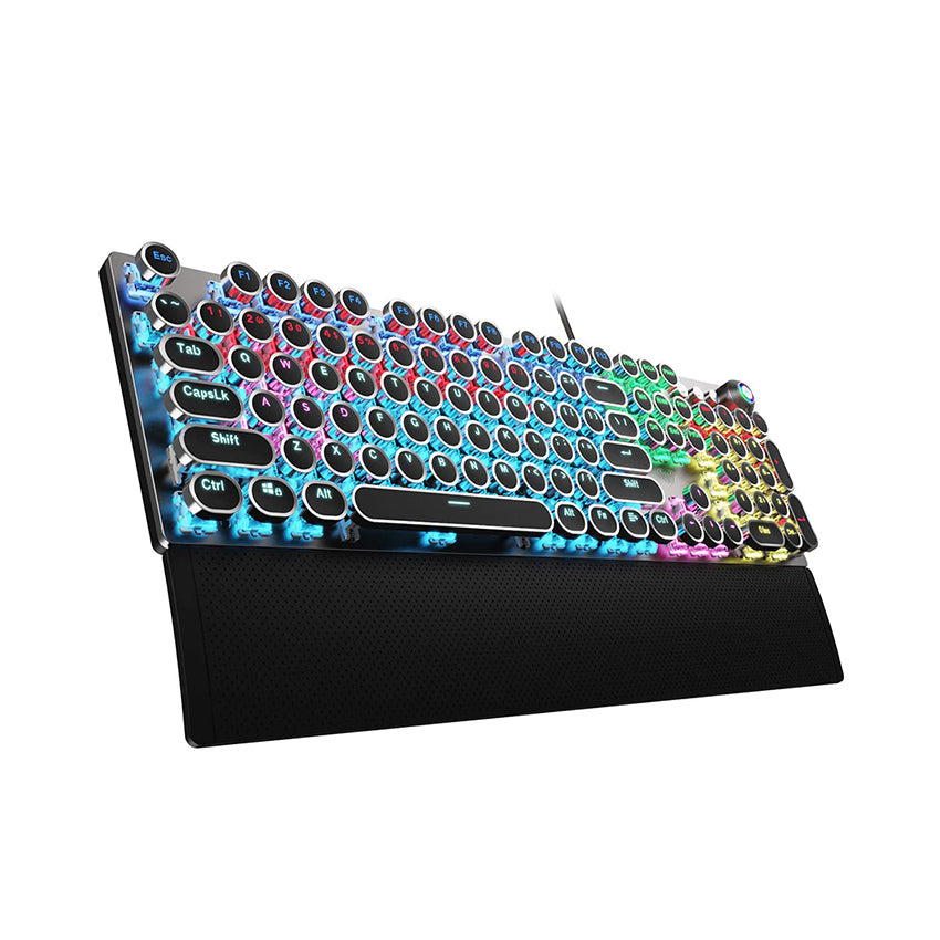 AULA F2088 Retro Punk Typewriter RGB Keyboard